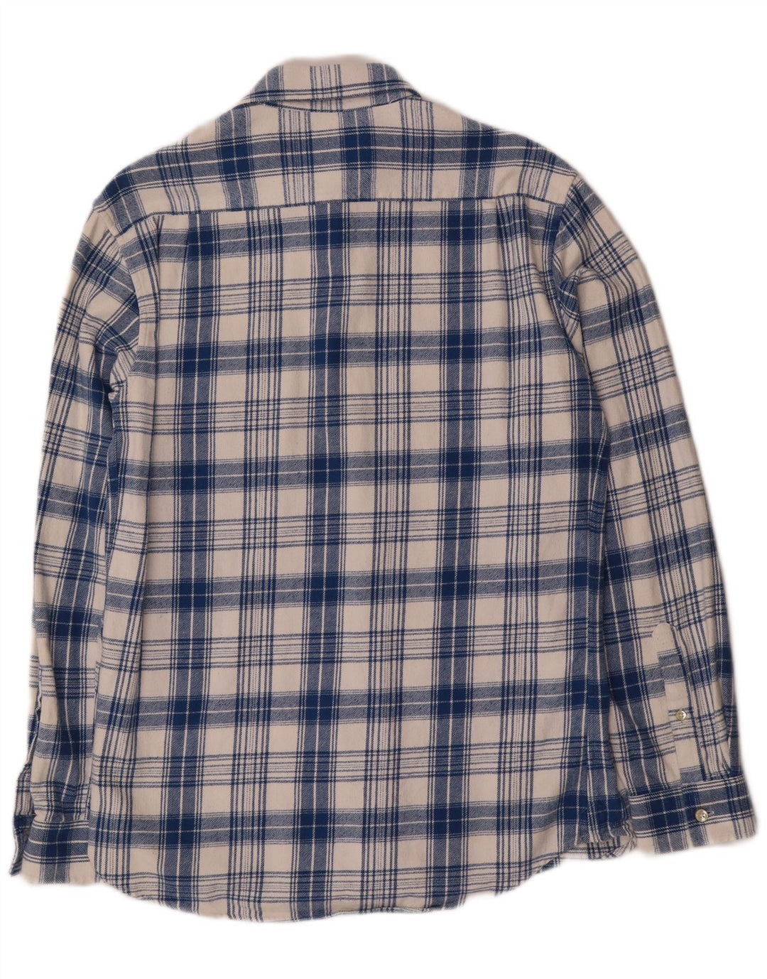 Jack Wills muška flanelska košulja srednje plave pamučne kare