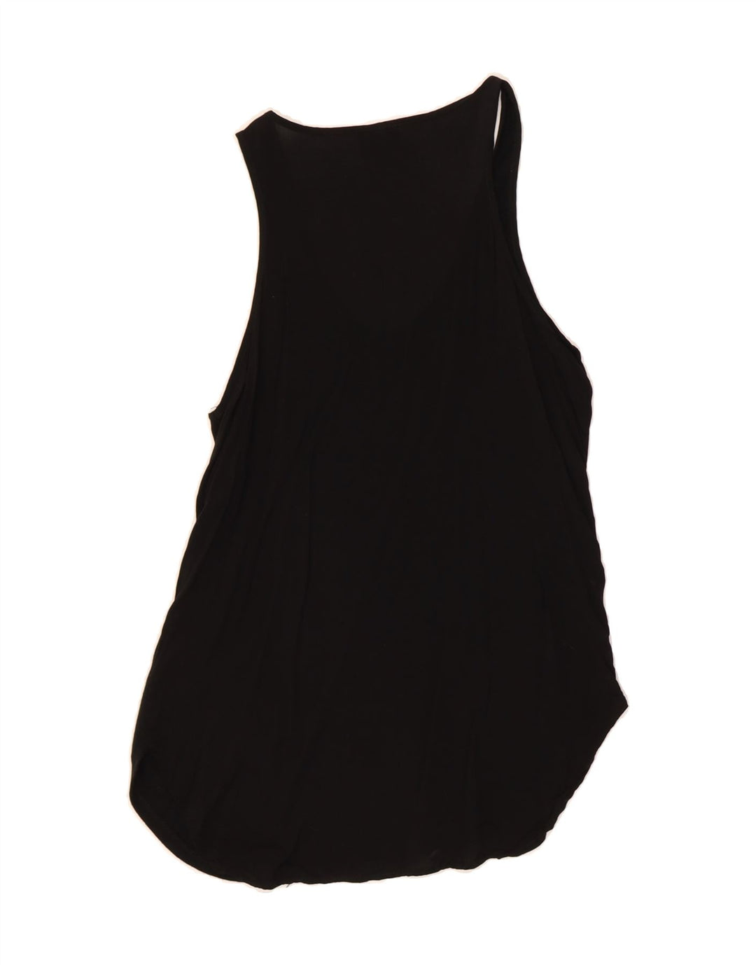 MOSSIMO Womens Vest Top UK 12 Medium Black Rayon Vintage Mossimo and Second-Hand Mossimo from Messina Hembry 