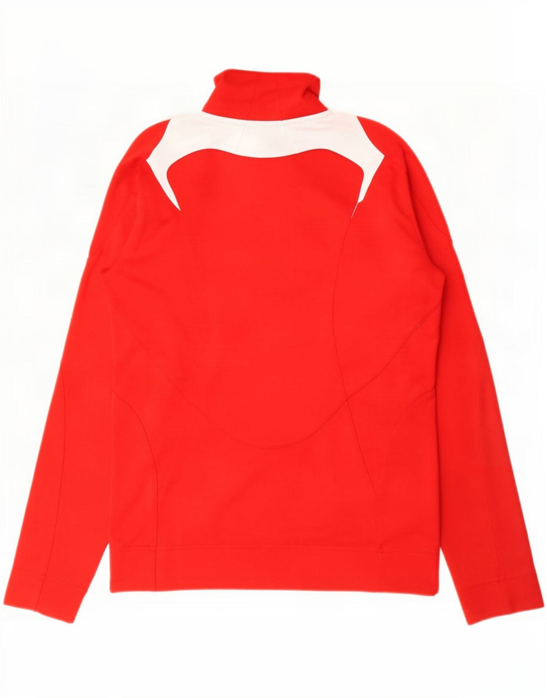 Adidas ženska gornja jakna trenirke UK 10 Small Red Colourblock poliester