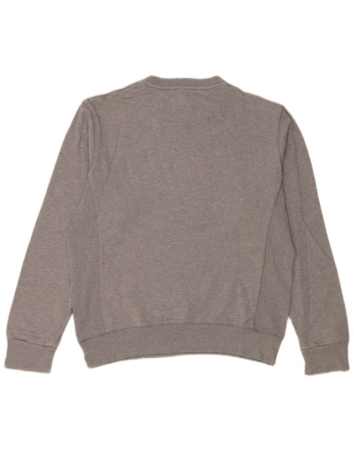 Veliki sivi pamuk Avirex Graphic Regular Fit Sweatshirt džemper