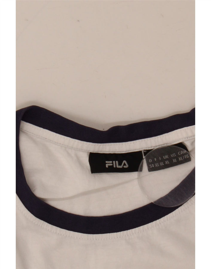 Fila muška majica s grafičkim motivima XL bijela