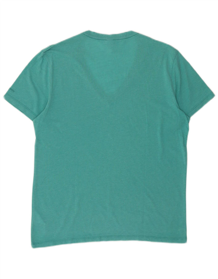 G-Star muška majica kratkih rukava Srednji tirkizni pamuk