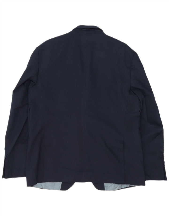 Zara muška jakna sa 2 gumba EU 56 XL tamnoplava viskoza