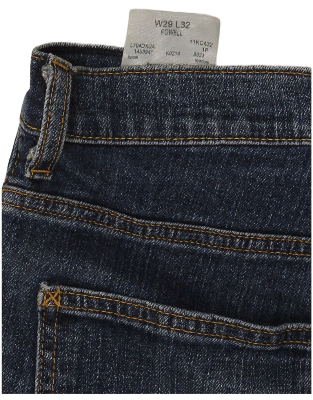 Lee Mens Powell Straight Jeans W29 L30 Plavi pamuk