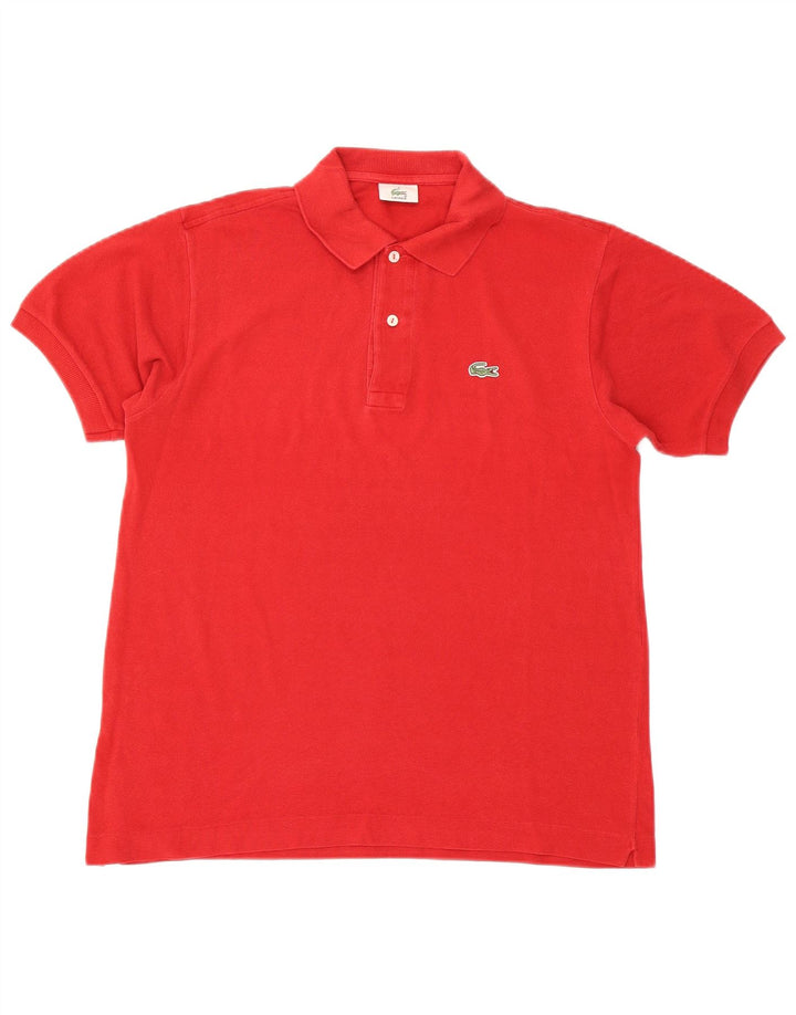 Lacoste muška polo majica veličine 4 srednje crvene pamučne boje
