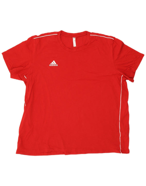 Adidas muška majica kratkih rukava 3XL crvena pamučna sportska