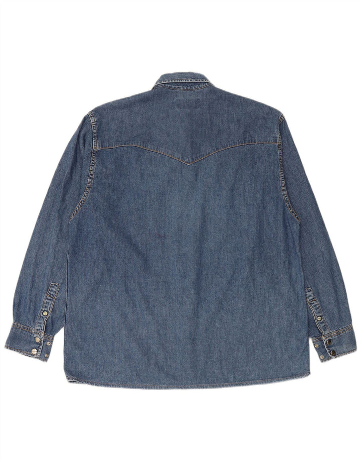 LEE muška traper košulja velika plava pamučna