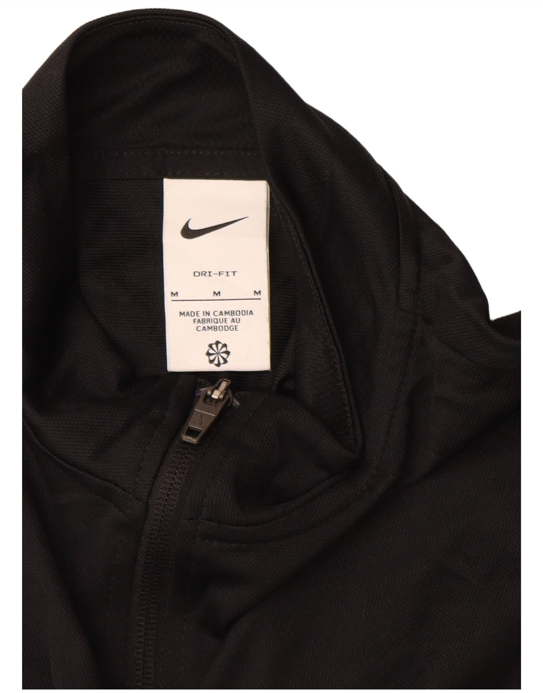 Nike ženska gornja jakna za trenirku Dri Fit UK 14 srednji crni poliester