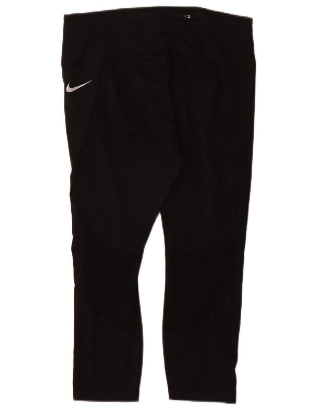 NIKE ženske Dri Fit Capri tajice UK 14 veliki crni poliester
