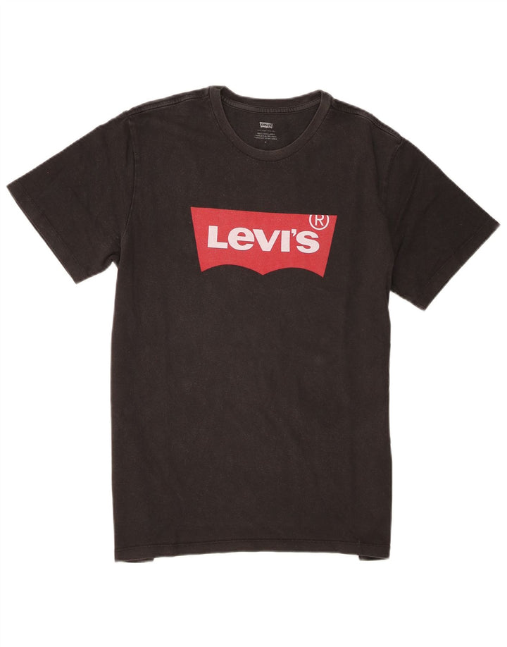 Levi's muška majica kratkih rukava srednje veličine, crni pamuk