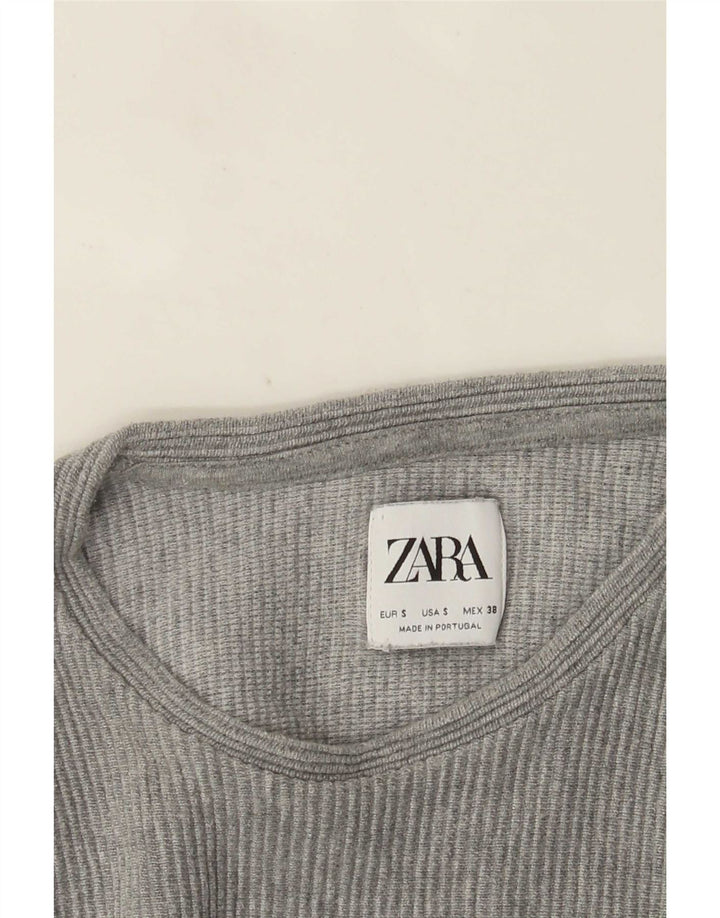 Zara muška majica dugih rukava mala siva