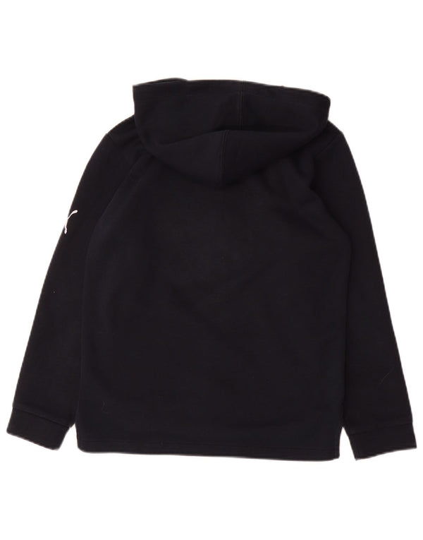 Puma Boys Graphic Zip pulover s kapuljačom 9-10 godina tamnoplavi poliester