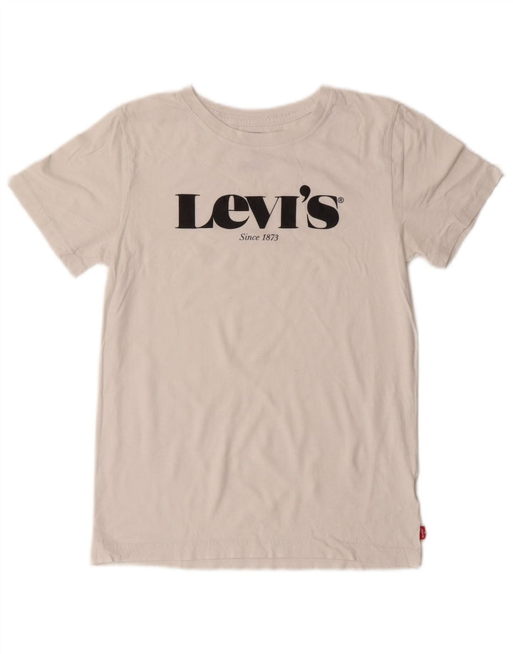 Gornja majica kratkih rukava Levi's Boys Graphic T-Shirt 13-14 Years Bijela