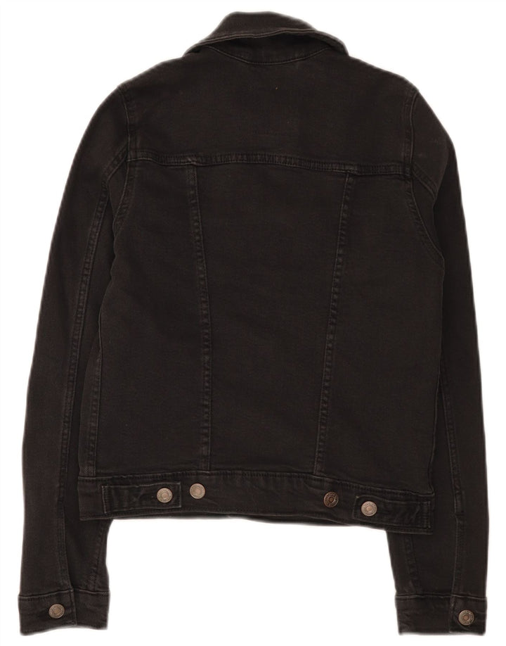 Levi's ženska crop traper jakna UK 2 2XS crni pamuk