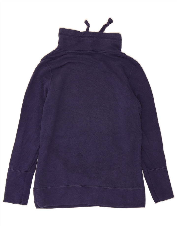 PUMA Womens Graphic Roll Neck Sweatshirt Jumper UK 12 Medium  Purple Vintage Puma and Second-Hand Puma from Messina Hembry 