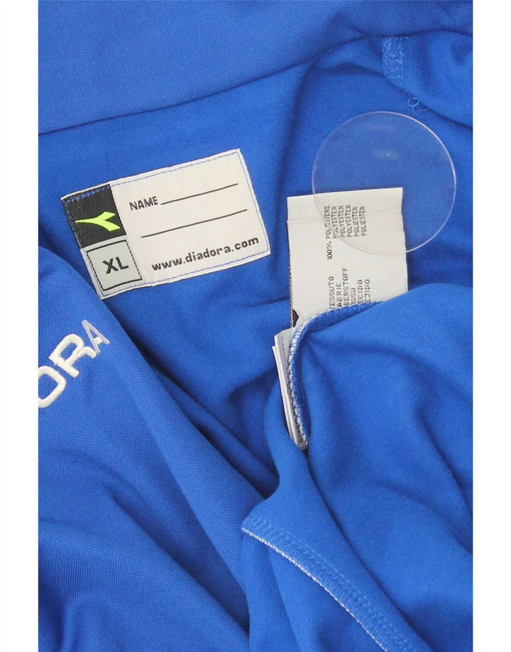 Diadora muški pulover s izrezom i gornjim dijelom trenirke XL plavi poliester