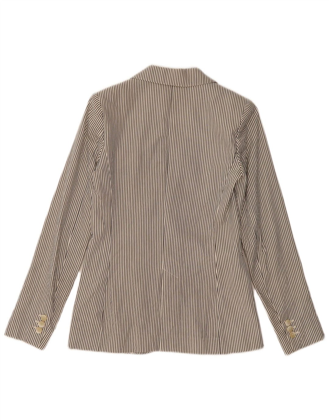 MASSIMO DUTTI Ženska jakna sa 1 gumbom EU 34 2XS Siva prugasta