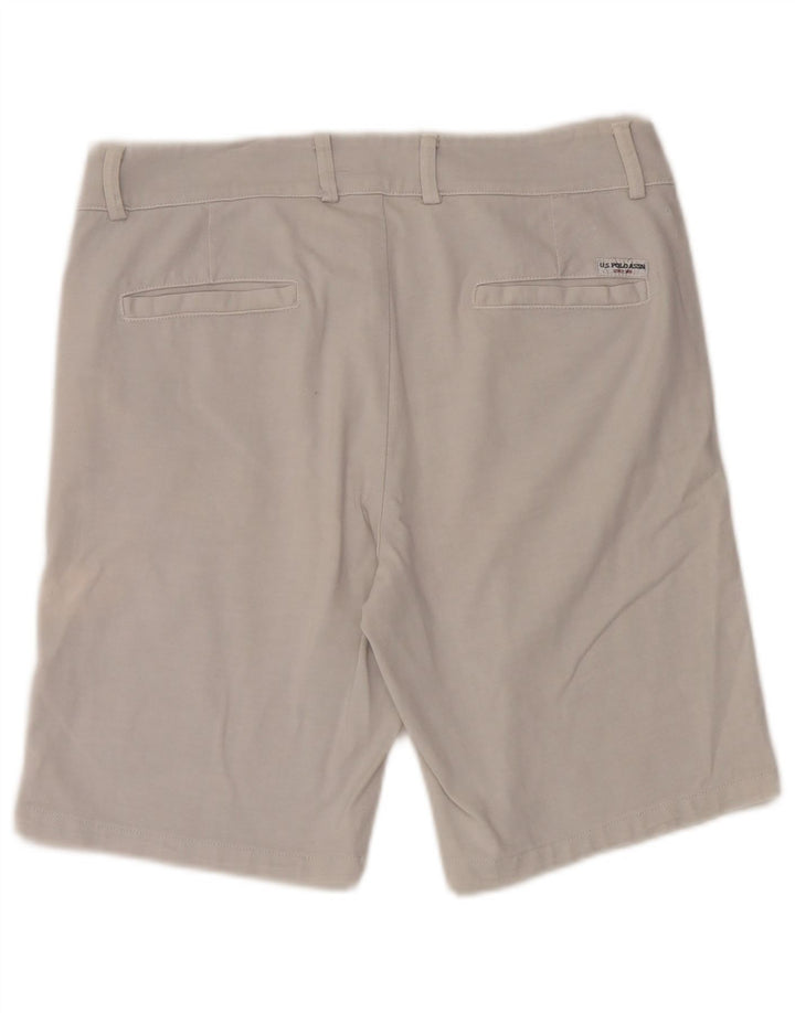 US POLO ASSN. Muške chino kratke hlače W32 Srednje bijeli pamuk