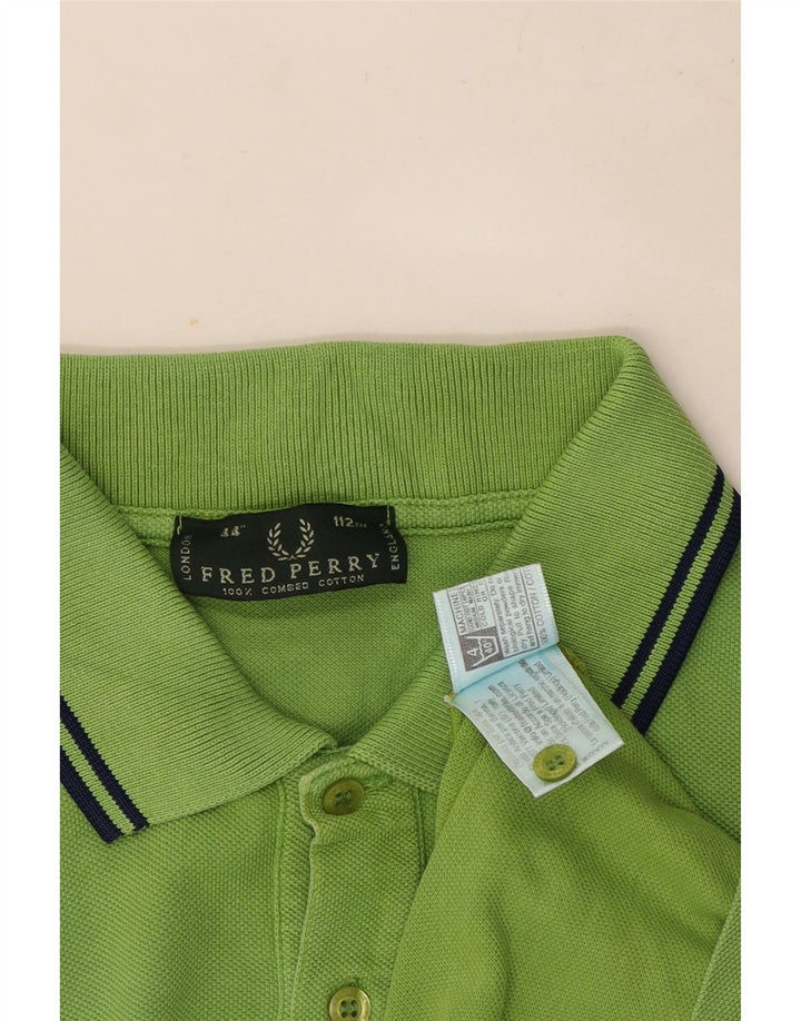 Fred Perry muška polo majica Srednje zeleni pamuk