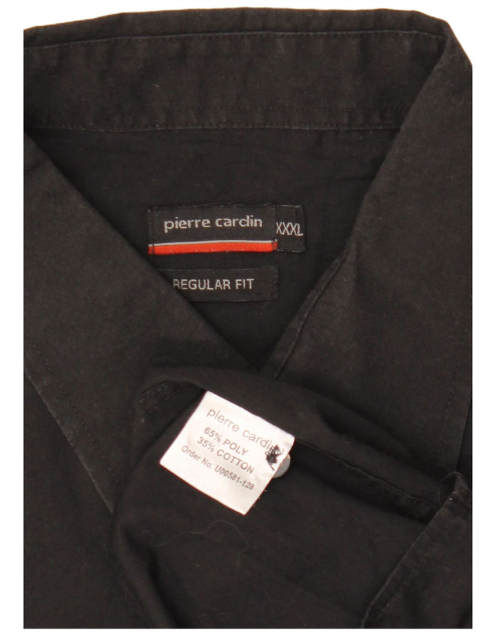 Pierre Cardin muška majica kratkih rukava standardnog kroja 3XL crni poliester