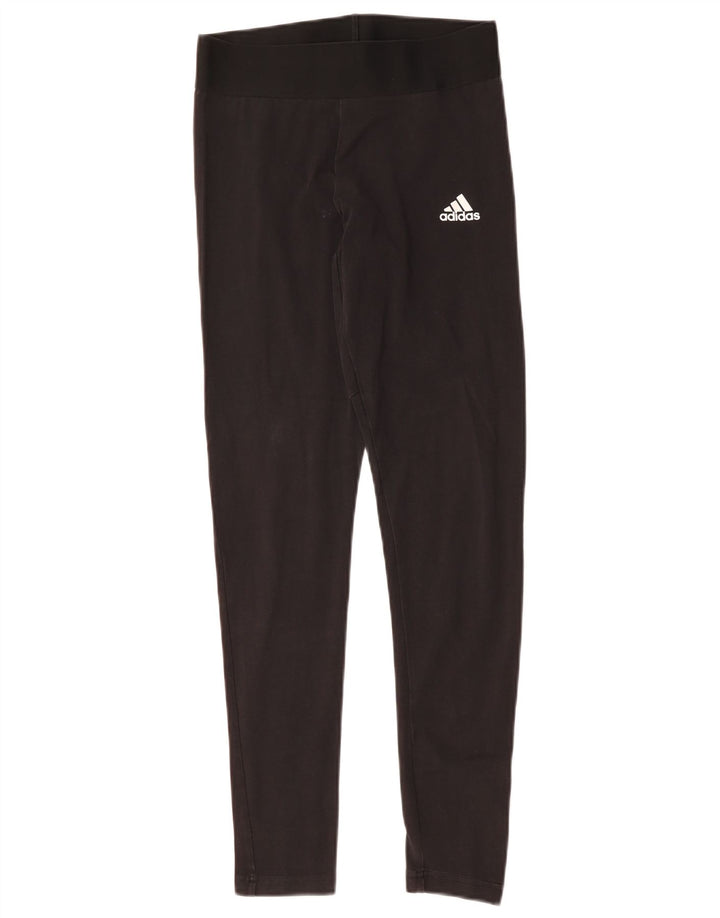 ADIDAS ženske tajice UK 8/10 male crne pamučne