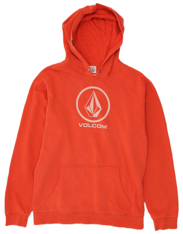 Volcom muška majica s kapuljačom s kapuljačom, velika narančasta