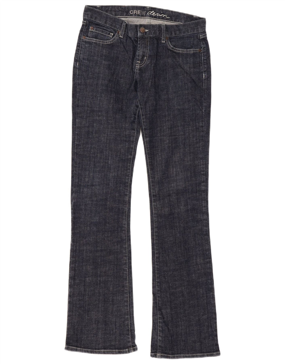 Crew Clothing Ženske Bootcut traperice W30 L34 tamnoplavi pamuk