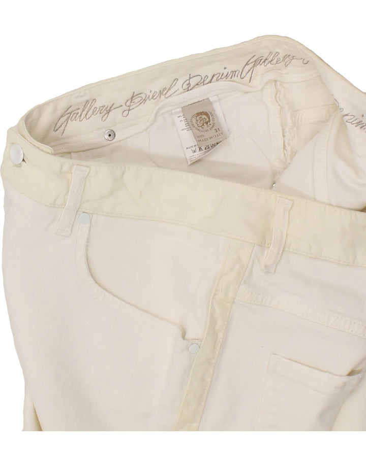DIESEL Womens Slim Jeans W31 L30  White Cotton Vintage Diesel and Second-Hand Diesel from Messina Hembry 