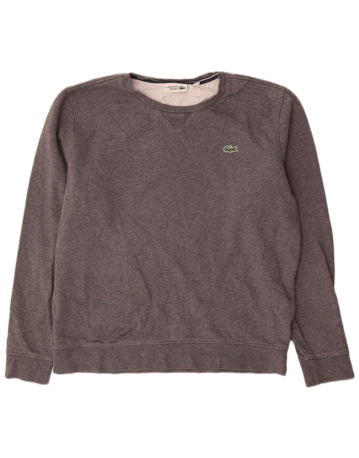 Lacoste muška majica s kratkim rukavima, veliki sivi pamuk, veličina 5