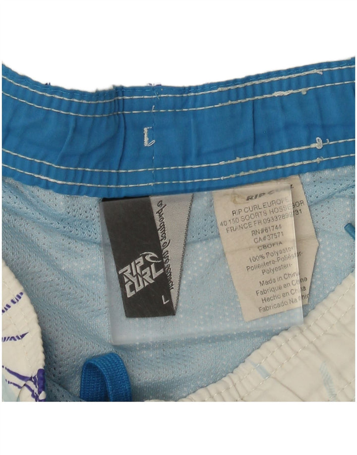 Rip Curl muške kratke hlače za kupanje, veliki plavi cvjetni poliester