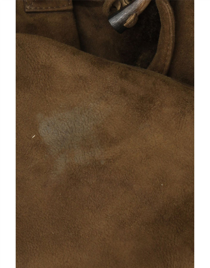 VINTAGE Muški kaput od šišastih šiša s kapuljačom IT 50 Veliki kaki šišasti kaput