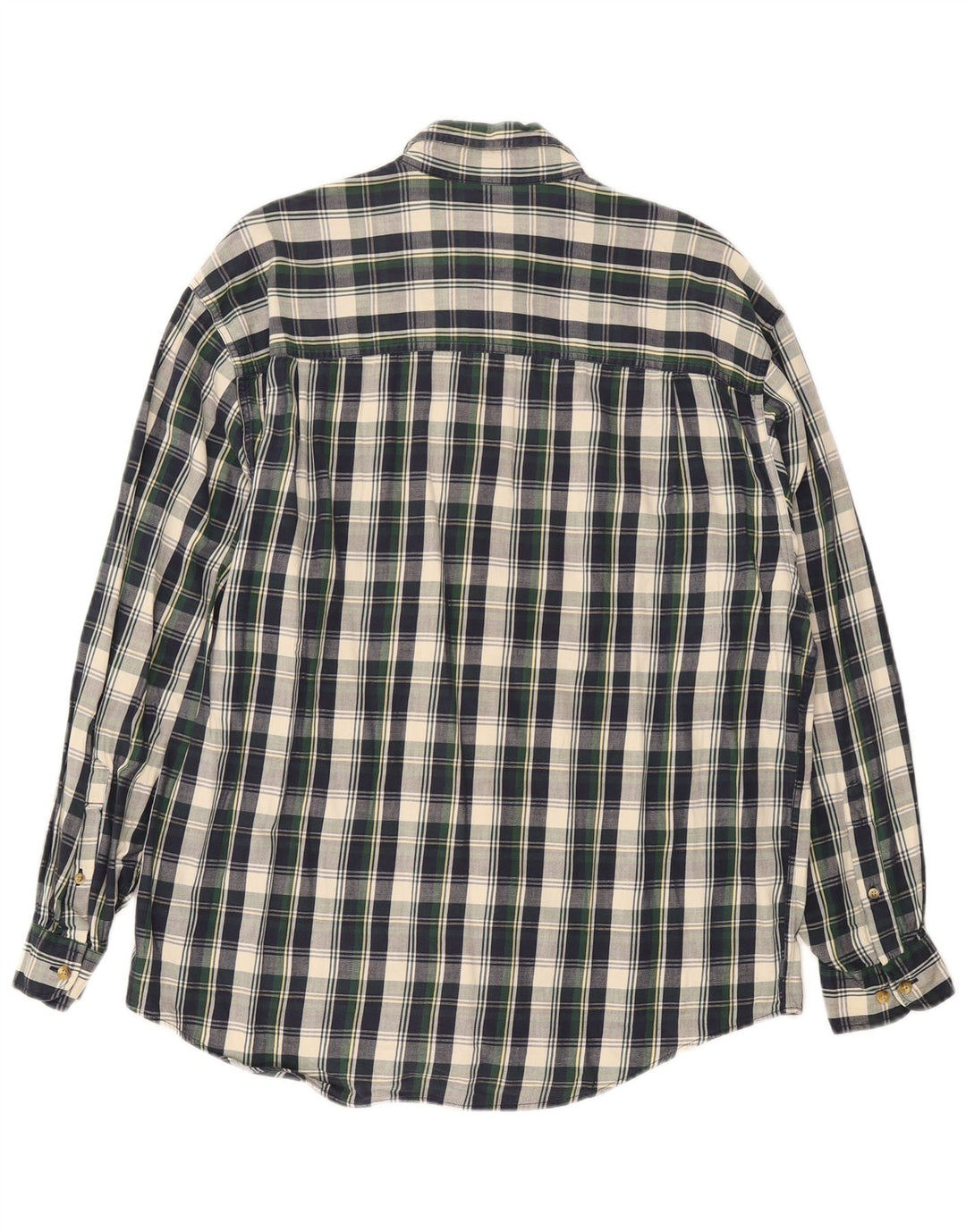 Eddie Bauer Muška flanelska košulja Srednje tamnoplava karirana pamuk