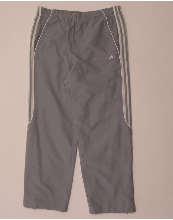 Adidas muške hlače za trenirku velike sive boje od poliestera