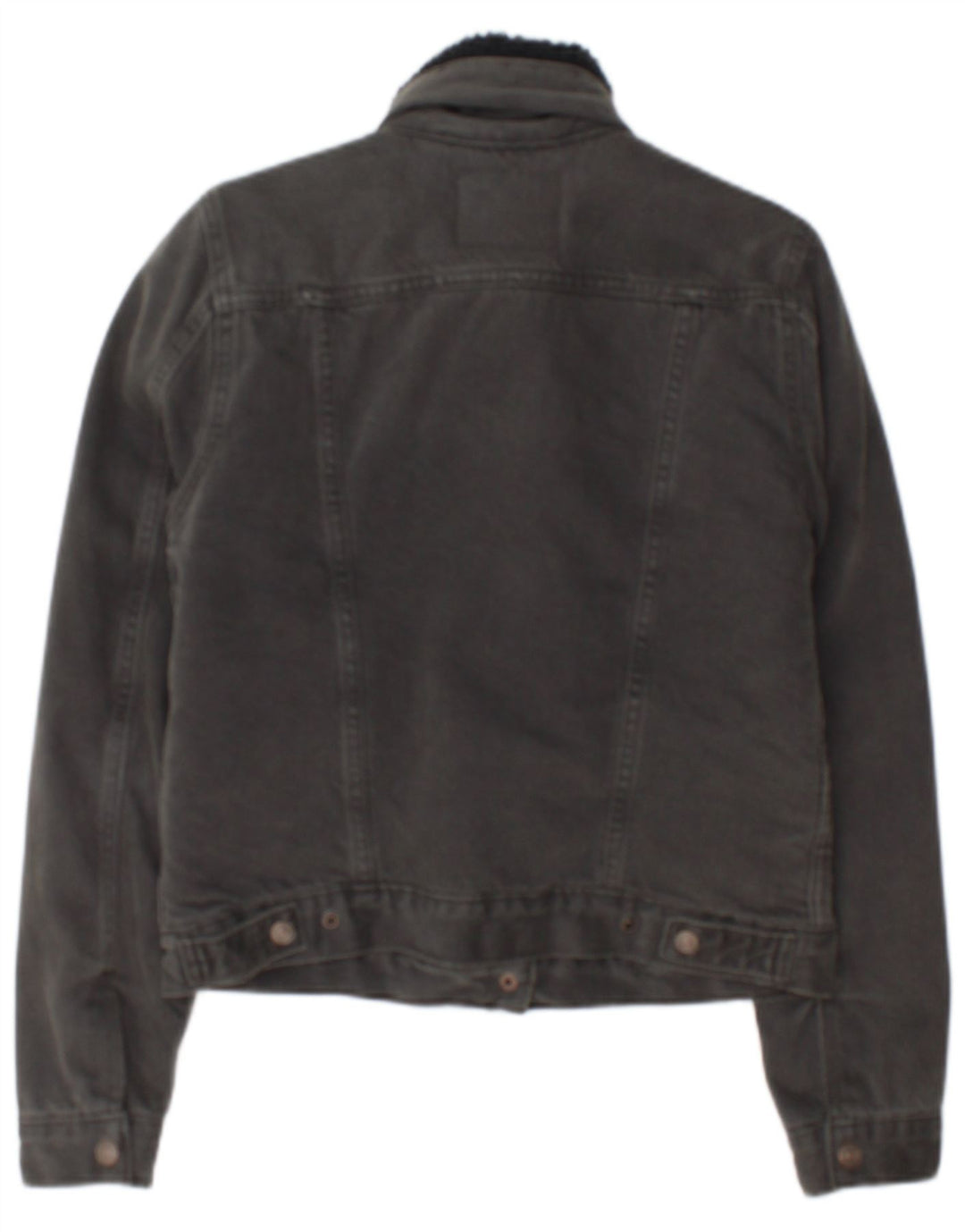Levi's ženska Sherpa traper jakna UK 10 Mala siva pamuk