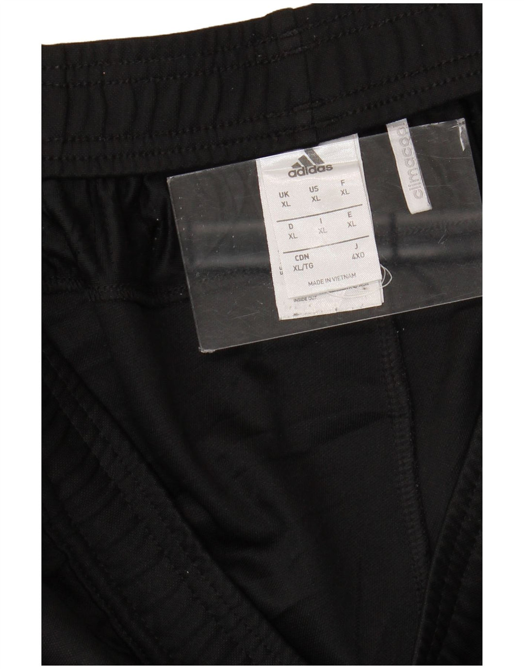 Adidas muške Climacool trenirke XL crne poliesterske hlače