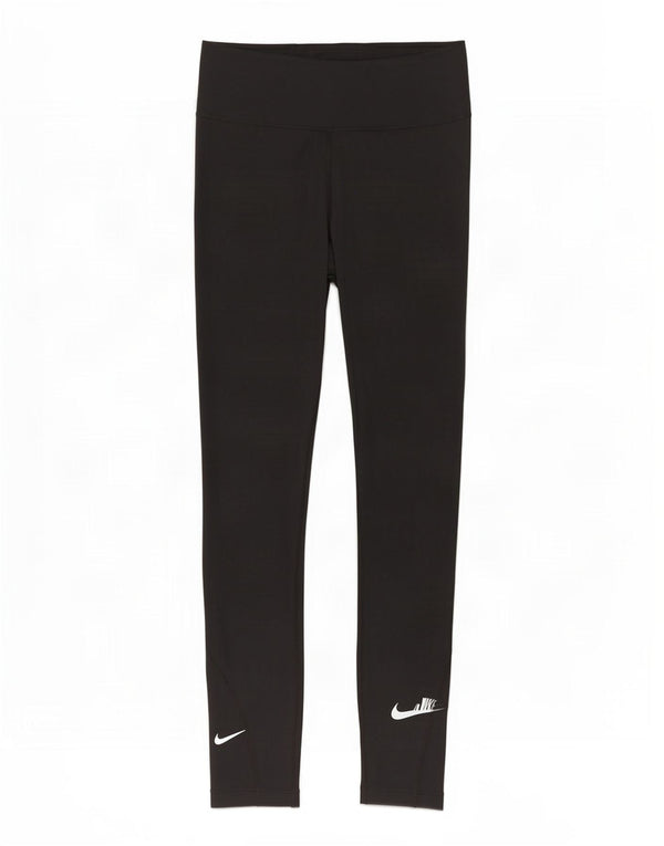 Nike Ženske Dri Fit Leggings UK 8 Male crne poliesterske