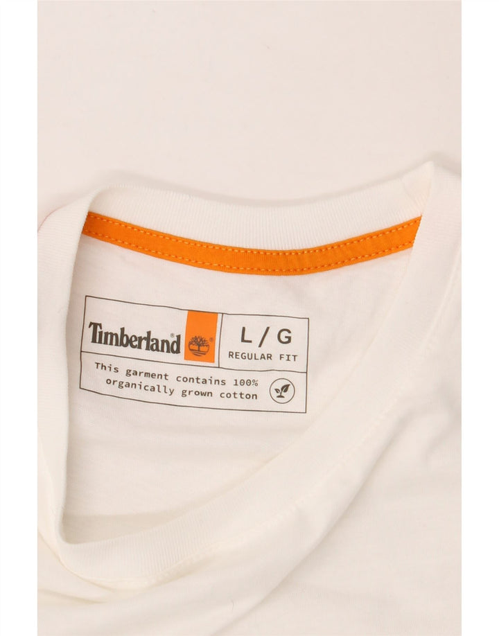 TIMBERLAND Muška majica kratkih rukava Regular Fit Large White Pamuk