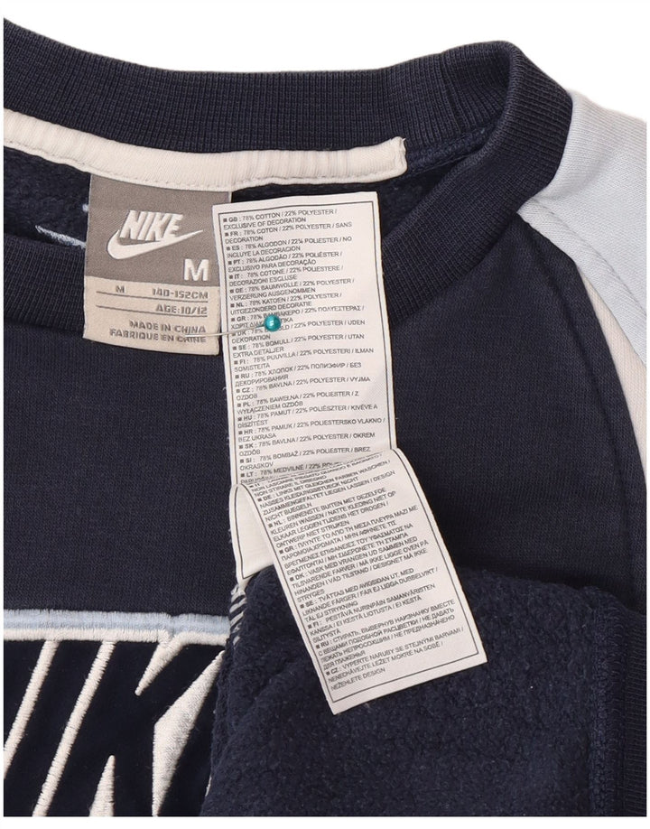 Nike Boys Sweatshirt Džemper 10-11 godina srednje tamnoplave boje