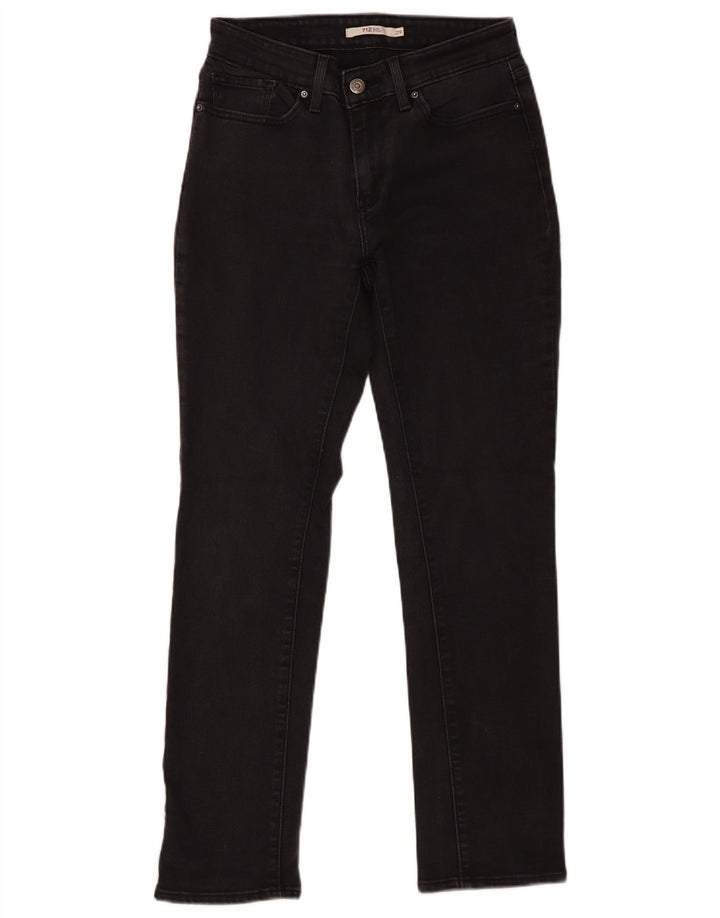 Levi's ženske 712 uske traperice W29 L30 sivi pamuk