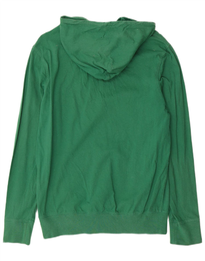 J. Crew muška majica s kapuljačom Srednje zeleni pamuk