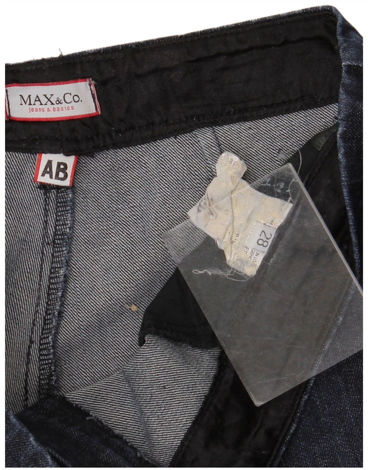 Max & Co. Ženske traperice širokih nogavica W28 L28 tamnoplave