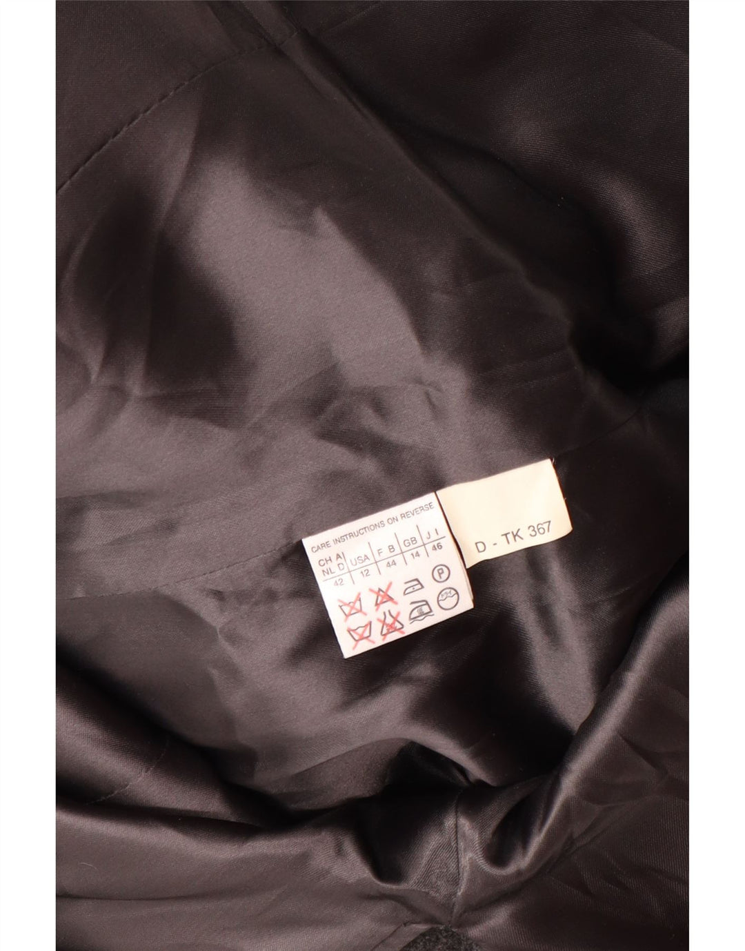 MARELLA ženski kaput s dvorednim kopčanjem UK 14 Velika siva djevičanska vuna