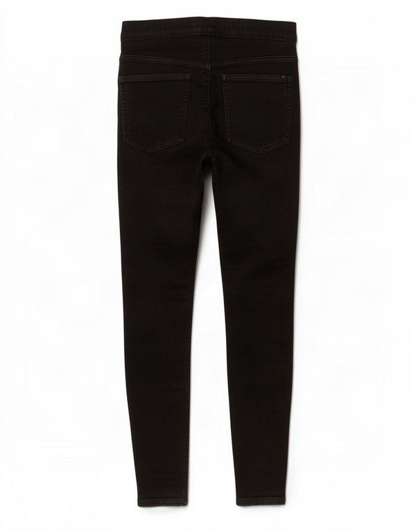 Marks & Spencer ženske jegging traperice UK 10 male W30 L25 crni pamuk