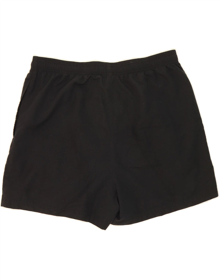 ADIDAS Womens Sport Shorts UK 20 2XL Black Polyester Vintage Adidas and Second-Hand Adidas from Messina Hembry 