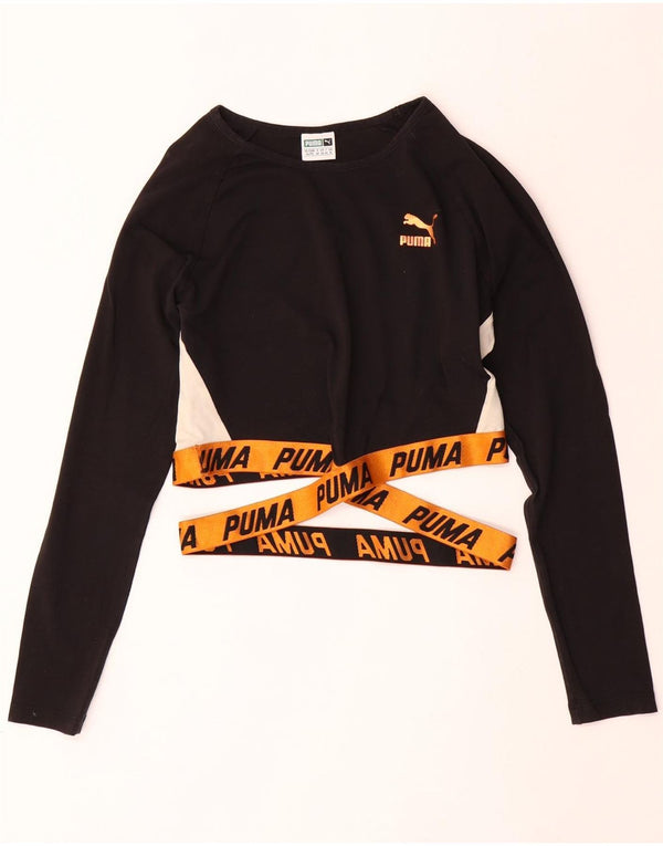PUMA ženska majica dugih rukava s kratkim rukavima UK 16, velika crna boja