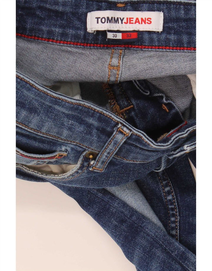 Tommy Hilfiger muške uske traperice W30 L32 tamnoplave