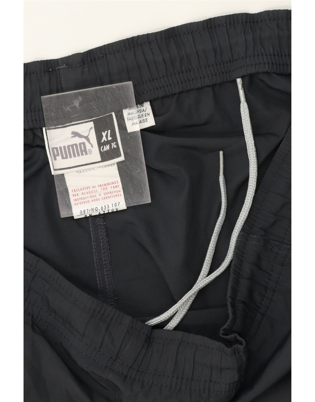 PUMA Mens Sport Shorts XL  Black Polyester Vintage Puma and Second-Hand Puma from Messina Hembry 