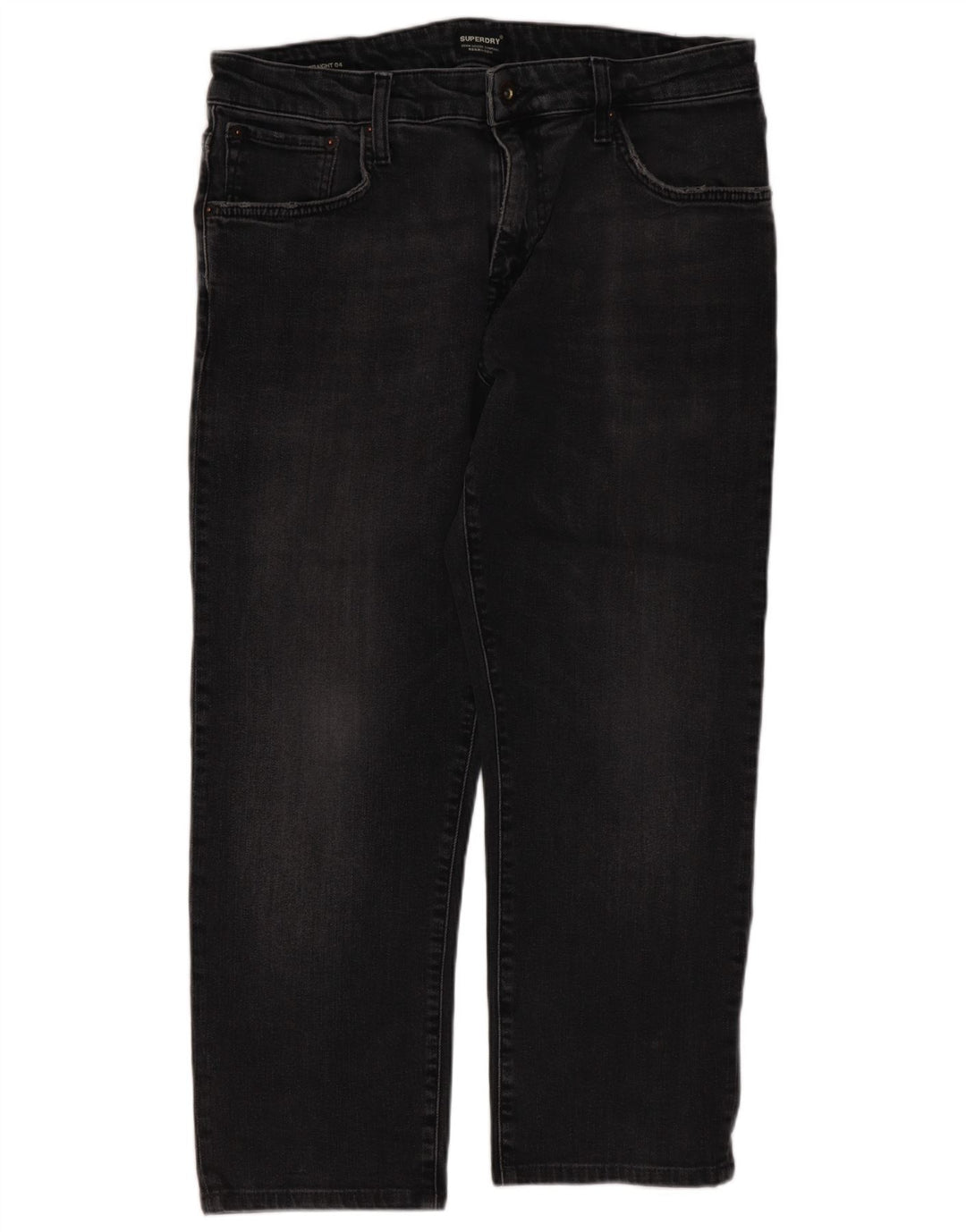 Superdry muške skraćene traperice W34 L24 crni pamuk