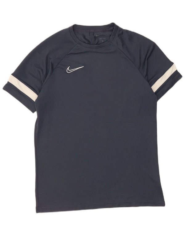 Nike Dri Fit majica kratkih rukava velika tamnoplava poliesterska boja