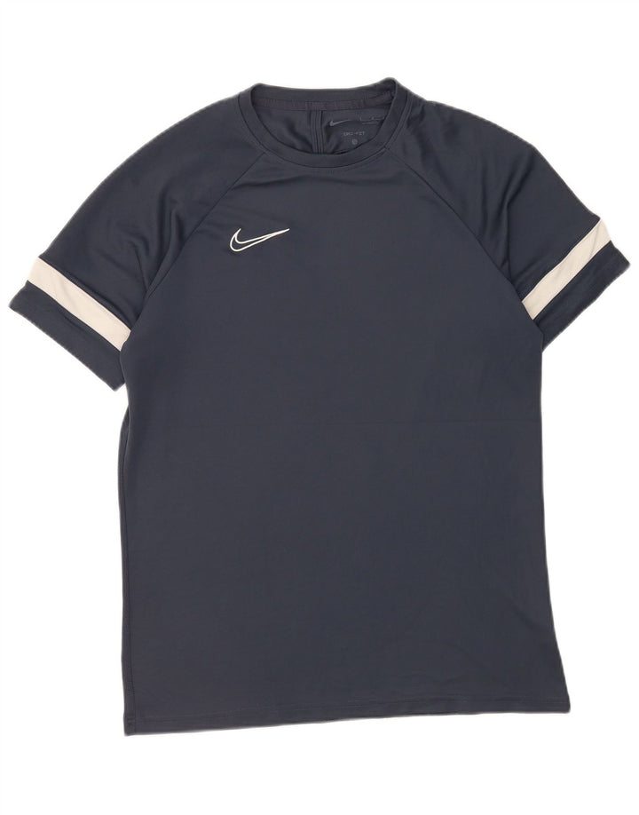 Nike Dri Fit majica kratkih rukava velika tamnoplava poliesterska boja